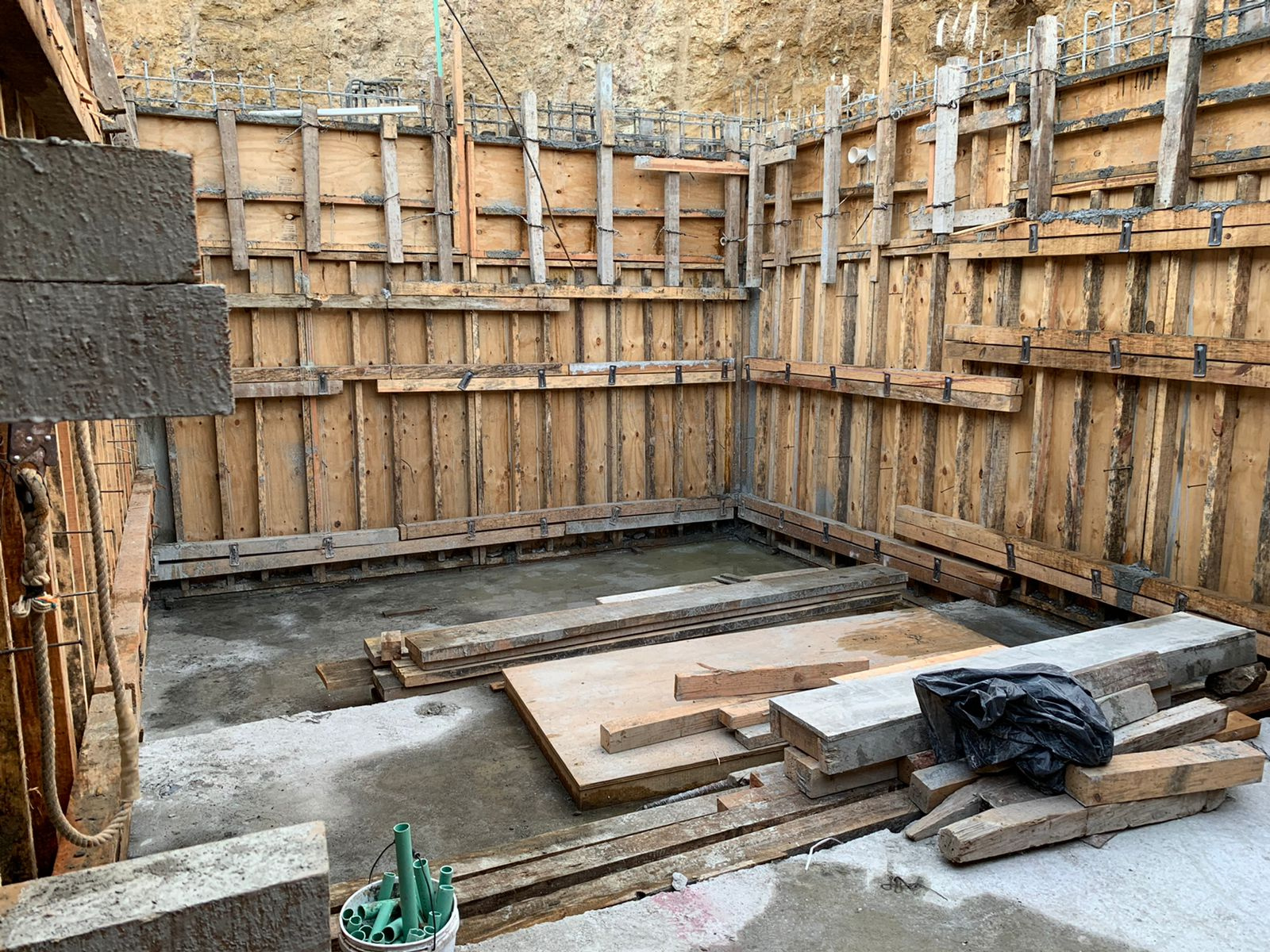 Cimbrado y obra negra