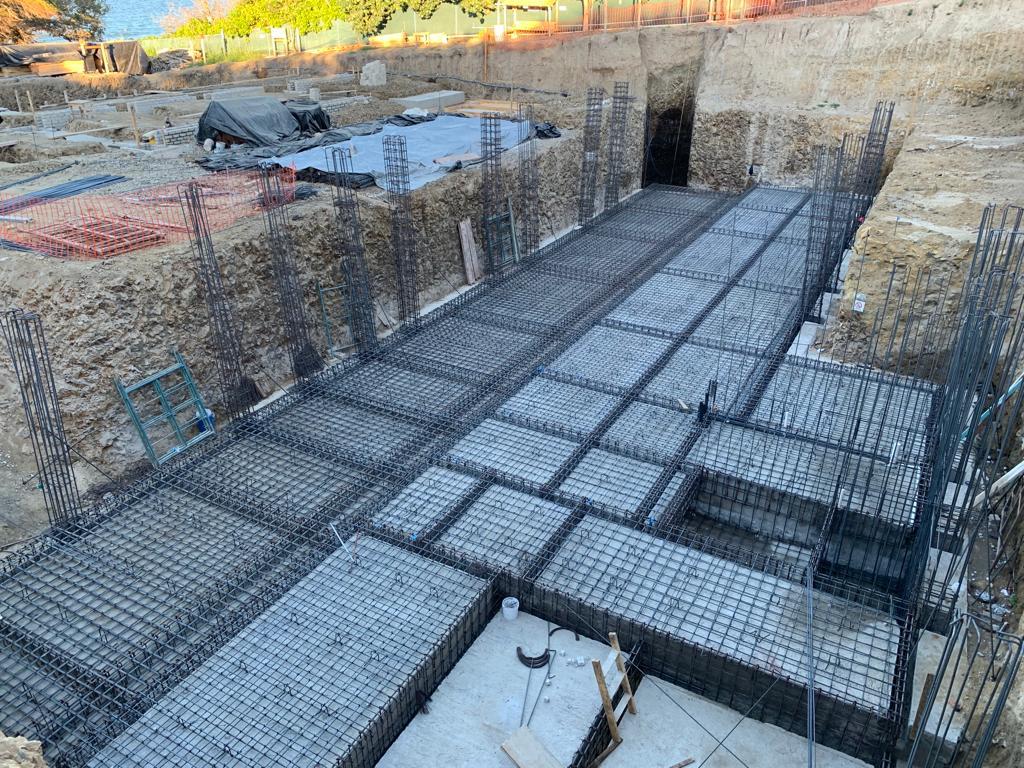 Cimentación y armado