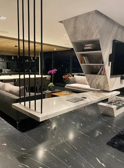 Sala con vista a la ciudad