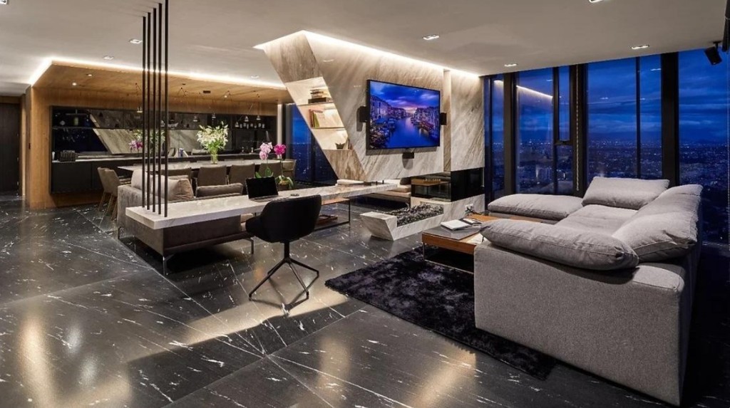 Sala principal con vista panorámica